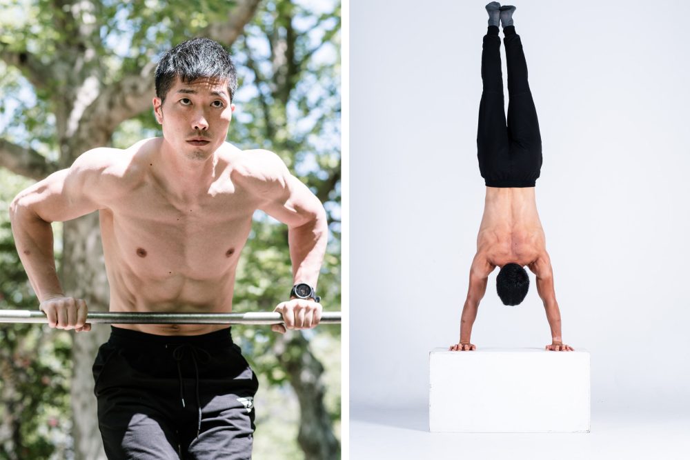 マッスルアップと倒立